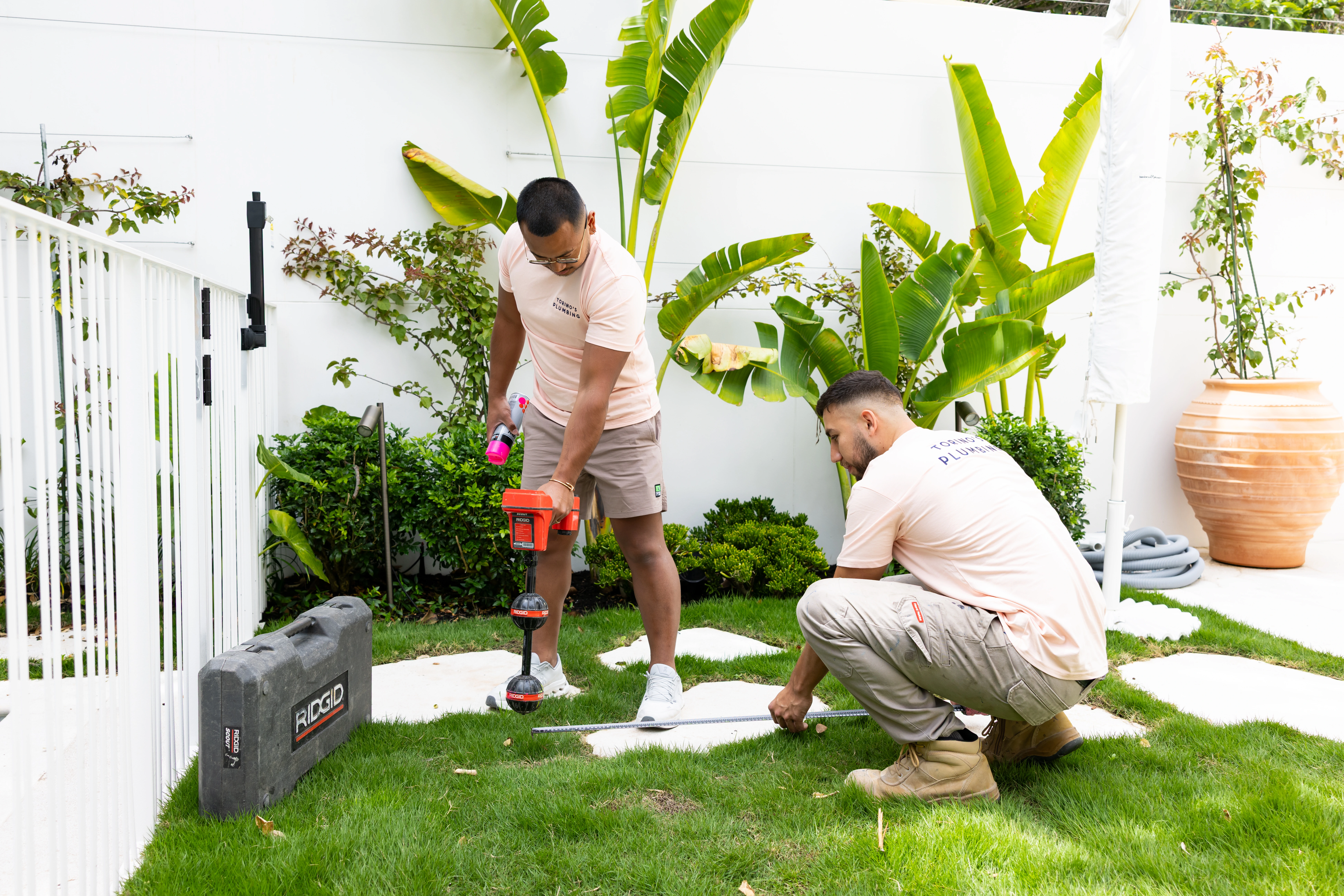 Plumber checking water problem in Sydney